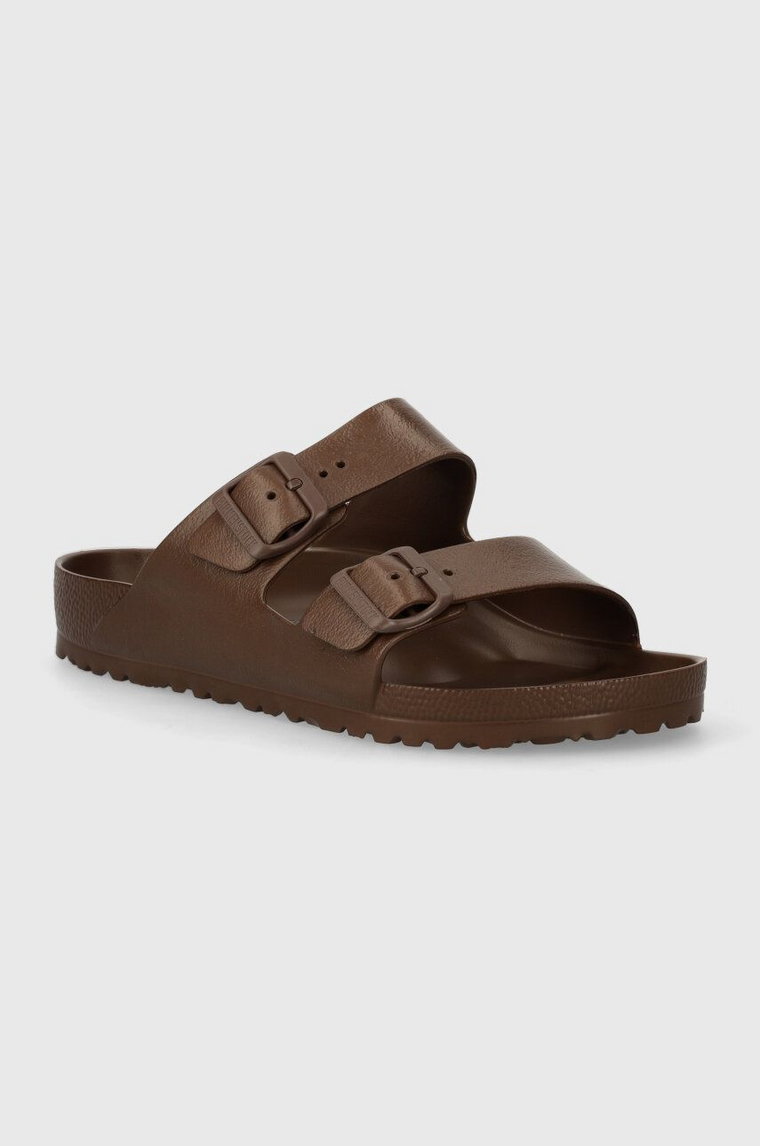 Birkenstock klapki Arizona Eva męskie kolor brązowy 1027328