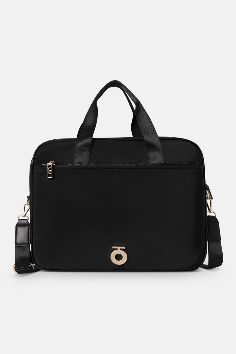 Nylonowa torba na laptopa Nobo czarna