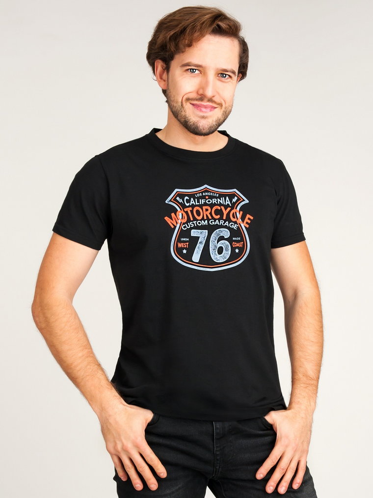 Koszulka męska t-shirt bawełniany MOTORCYCLE XXXL