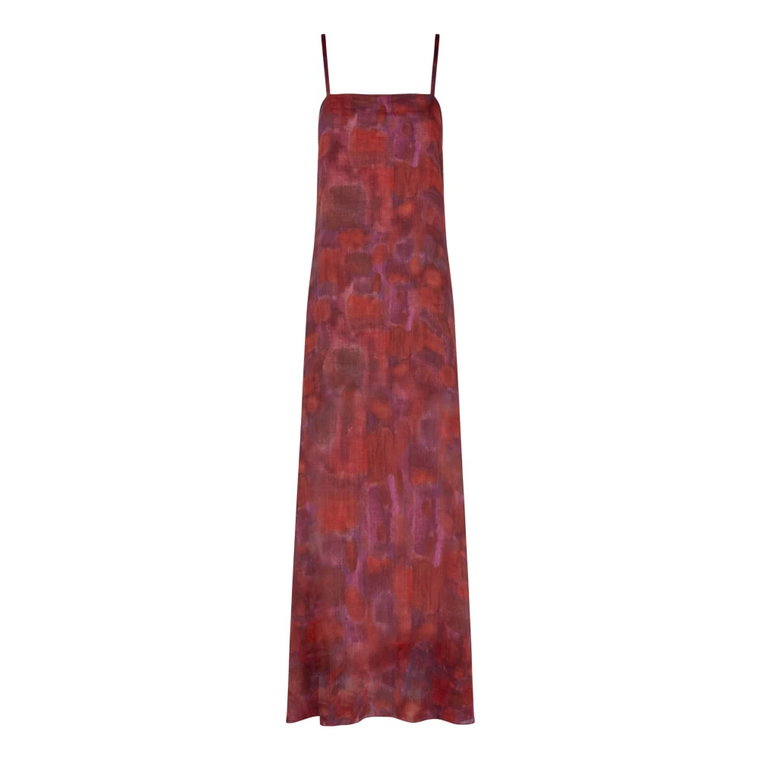 Długa sukienka z nadrukiem Indira Cortana