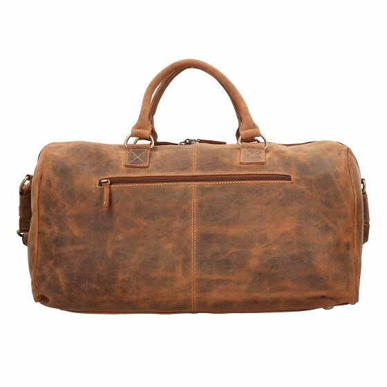 Greenburry Vintage Weekender Travel Bag Leather 50 cm braun