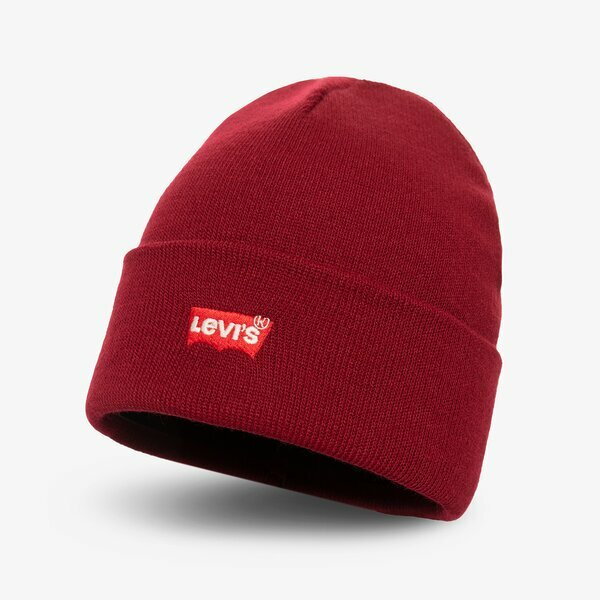 LEVI&#039;S CZAPKA RED BATWING EMBROIDERED BEANIE