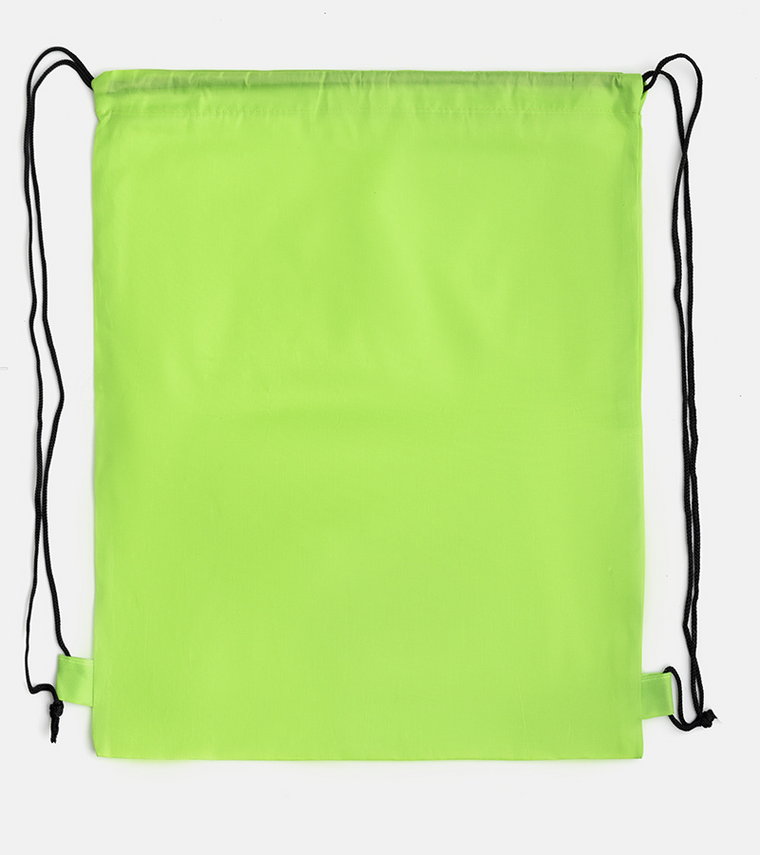 Zielony worek typu plecak Pelicano