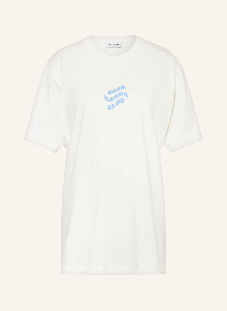 Oh April T-Shirt Good Karma Club weiss