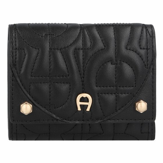 AIGNER Diadora Wallet Leather 10,5 cm black