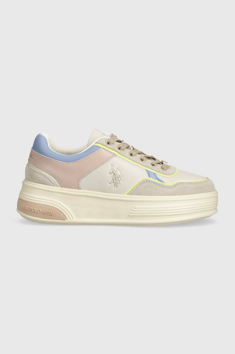 U.S. Polo Assn. sneakersy ASUKA kolor beżowy ASUKA004W 4YH1