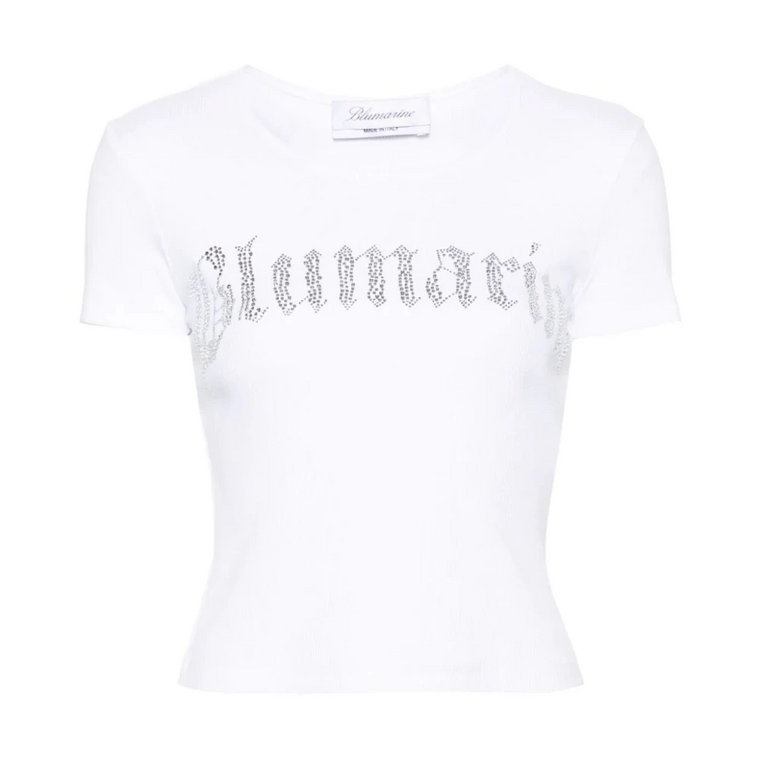 Ottico Cropped T-Shirt Blumarine