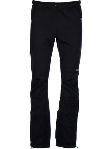 CMP Spodnie softshellowe w kolorze czarnym