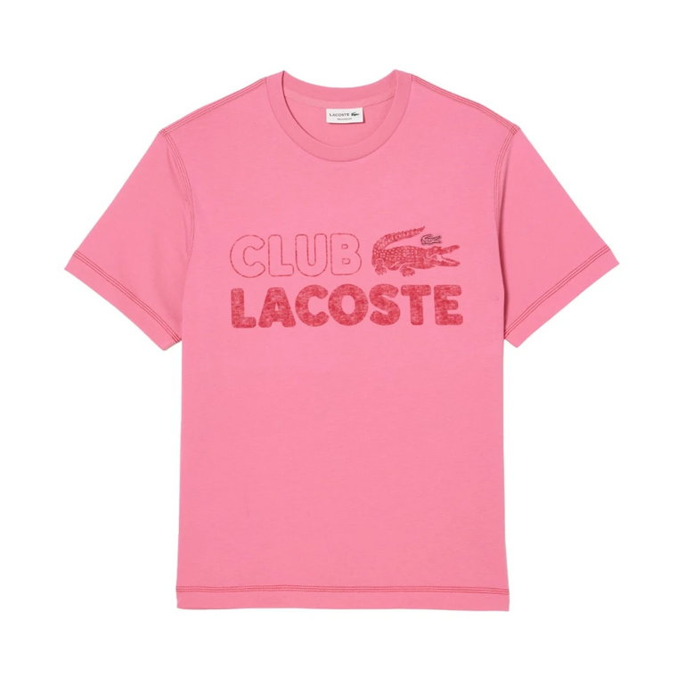 Vintage Rose Casual T-shirt Lacoste