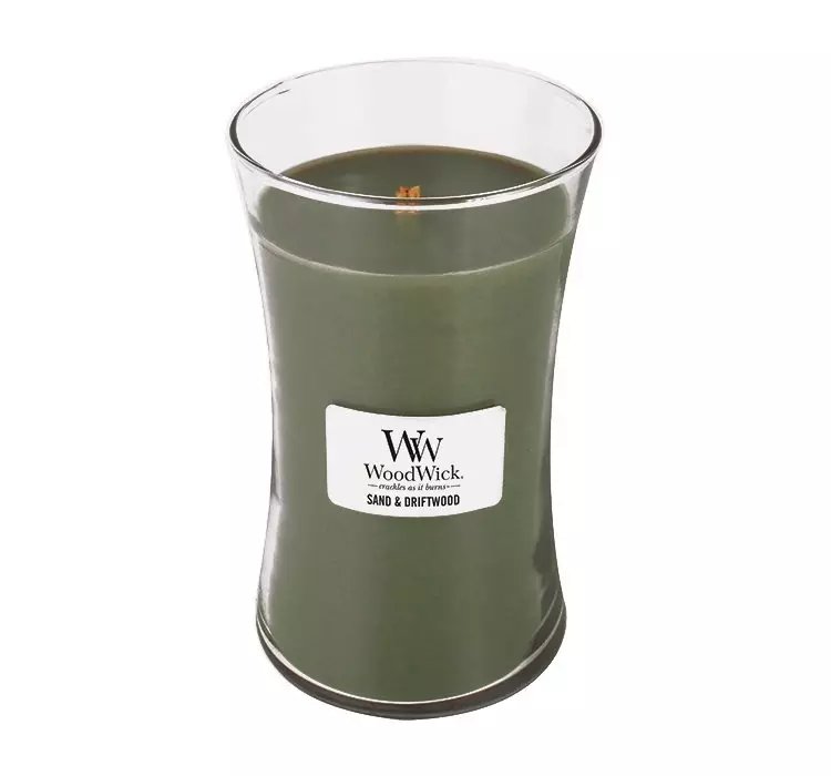 WOODWICK LARGE JAR CANDLE ŚWIECA ZAPACHOWA SAND & DRIFTWOOD 610G