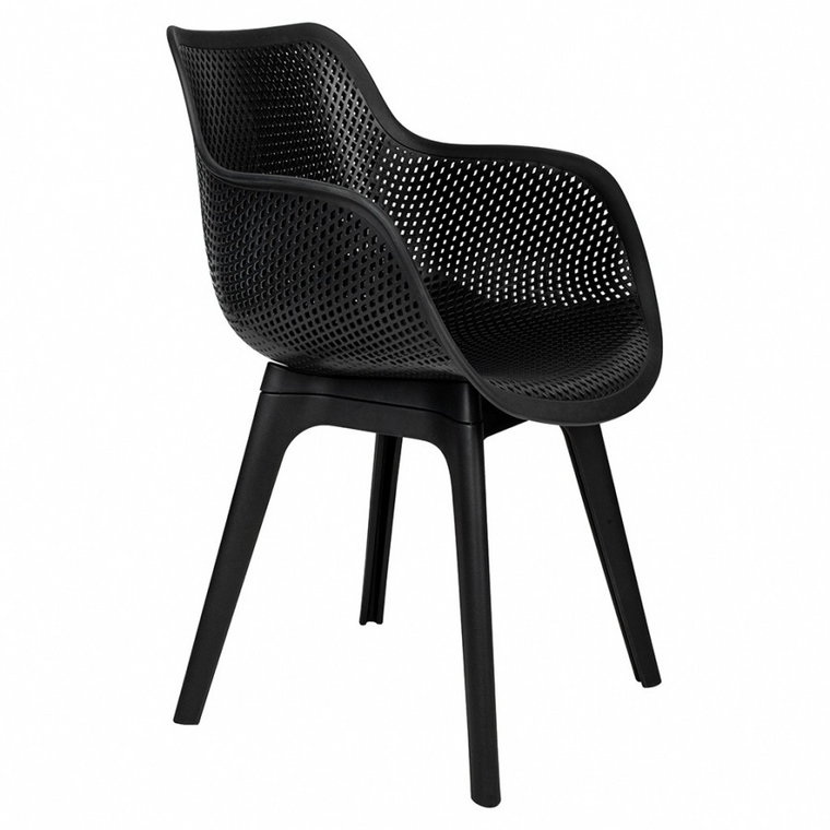 Krzesło landi czarne - polipropylen kod: KH010100225