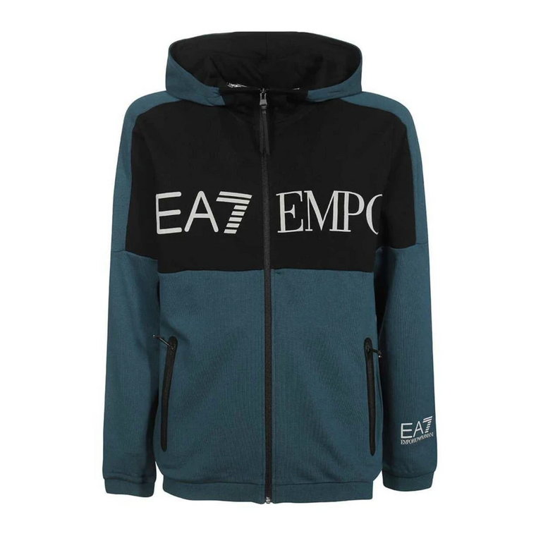 Bluza z zamkiem Emporio Armani EA7