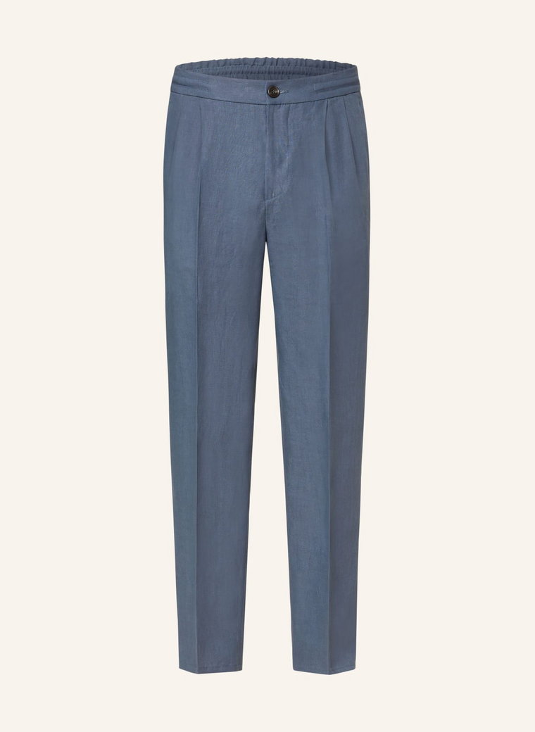 Brunello Cucinelli Spodnie Garniturowe Noeva Leisure Fit blau