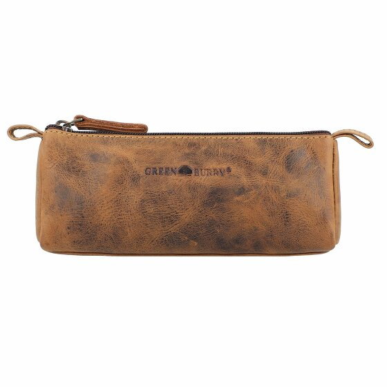 Greenburry Vintage Pencil Case Leather 19 cm braun