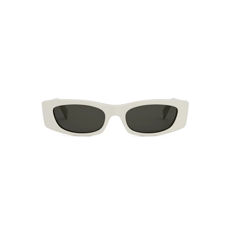 Białe okulary przeciwsłoneczne Ss23 dla kobiet Celine