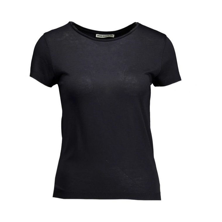 Czarna Koszulka Koale dla Kobiet Drykorn