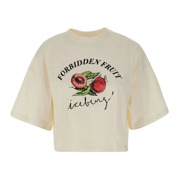 Koszulka z nadrukiem Forbidden Fruit dla kobiet Iceberg