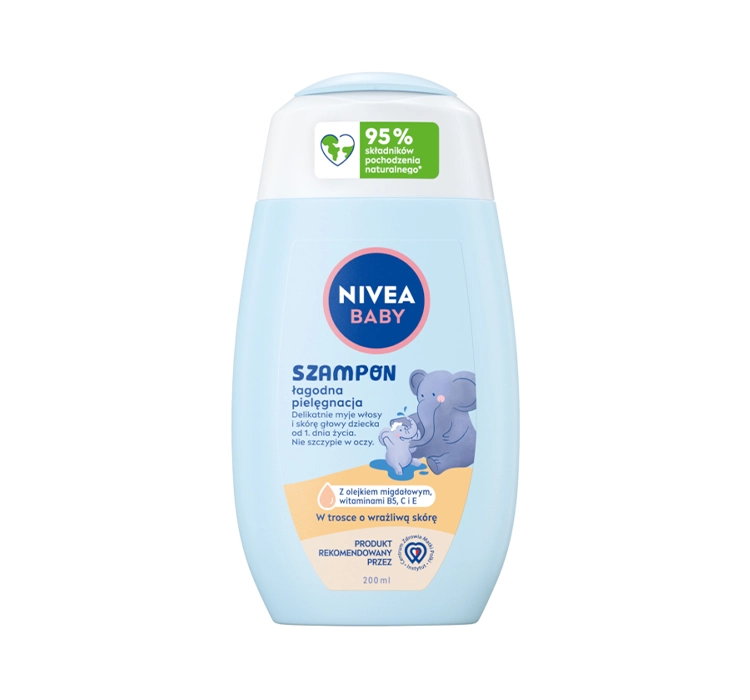 NIVEA BABY SZAMPON ŁAGODNA PIELĘGNACJA DLA DZIECI 200ML