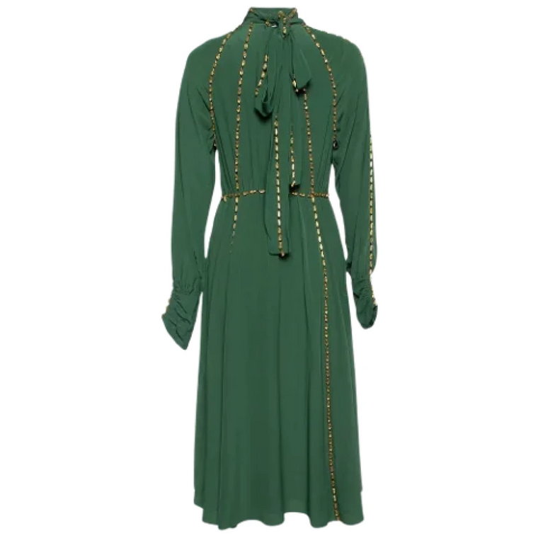 Pre-owned Silk dresses Burberry Vintage