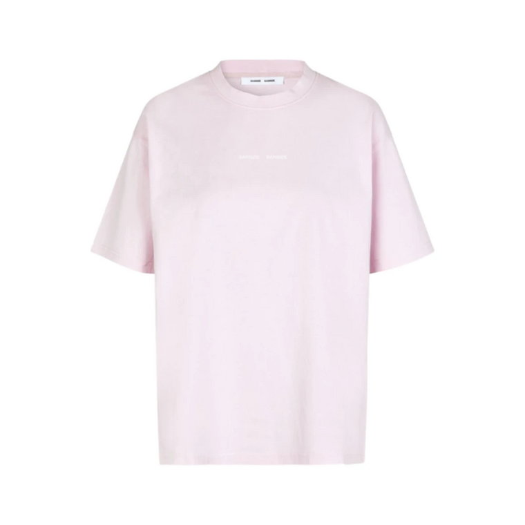 Casual Lilac Snow T-shirt Samsøe Samsøe