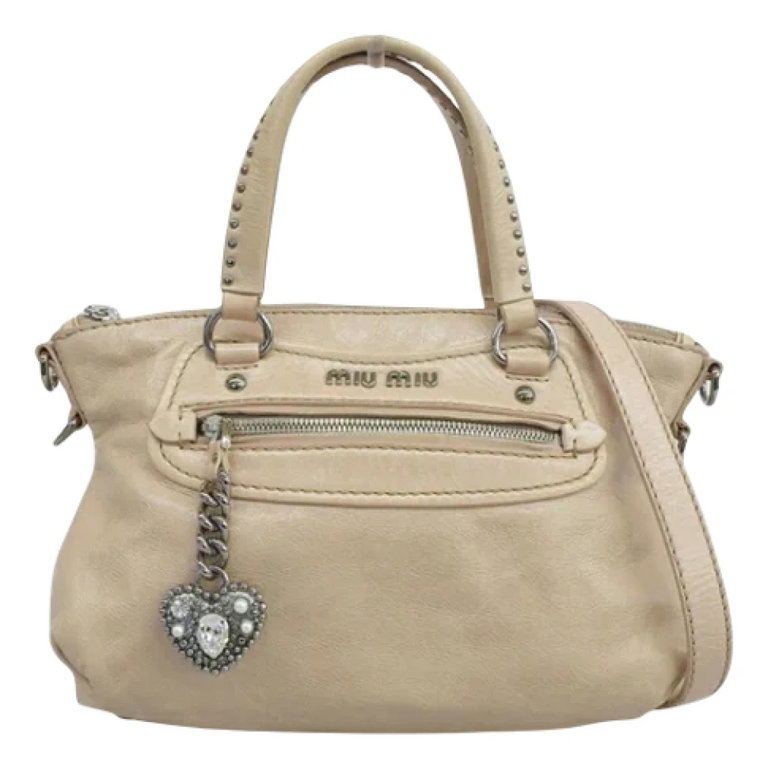 Pre-owned Leather handbags Miu Miu Pre-owned