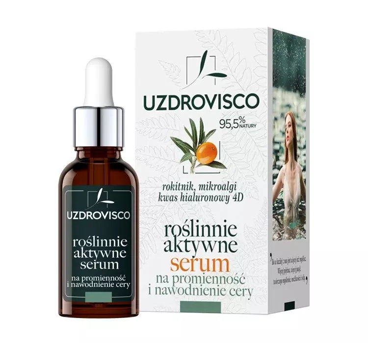 UZDROVISCO ROKITNIK ROŚLINNIE AKTYWNE SERUM NA PROMIENNOŚC I NAWODNIENIE CERY 30ML