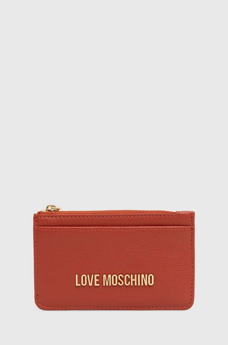 Love Moschino portfel damski kolor pomarańczowy JC5614PP1LLD0000
