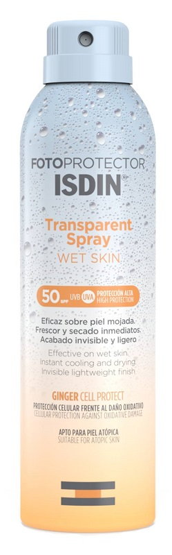 Isdin Fotoprotector Transparent Spray - Przezroczysty spray do skóry SPF50 250ml