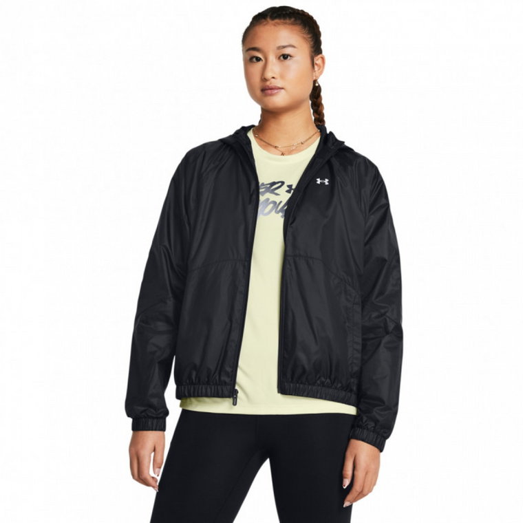 Damska kurtka treningowa Under Armour UA Rival Sport Windbreaker Jkt - czarna