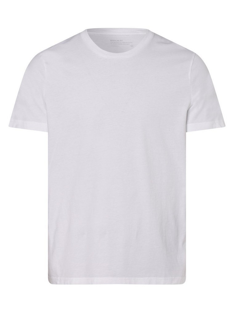 ARMEDANGELS - T-shirt męski  Jaames, biały