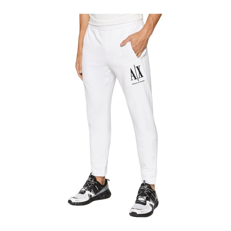 Spodnie Jogger z Haftowanym Logo - Armani Exchange Armani Exchange