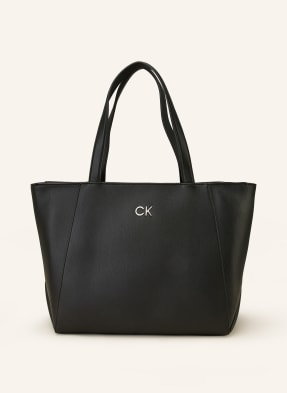 Calvin Klein Torba Shopper Medium Z Kieszenią Na Laptop schwarz