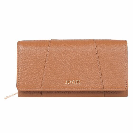 Joop! Giada Europa Portfel Ochrona RFID Skórzany 18 cm cognac