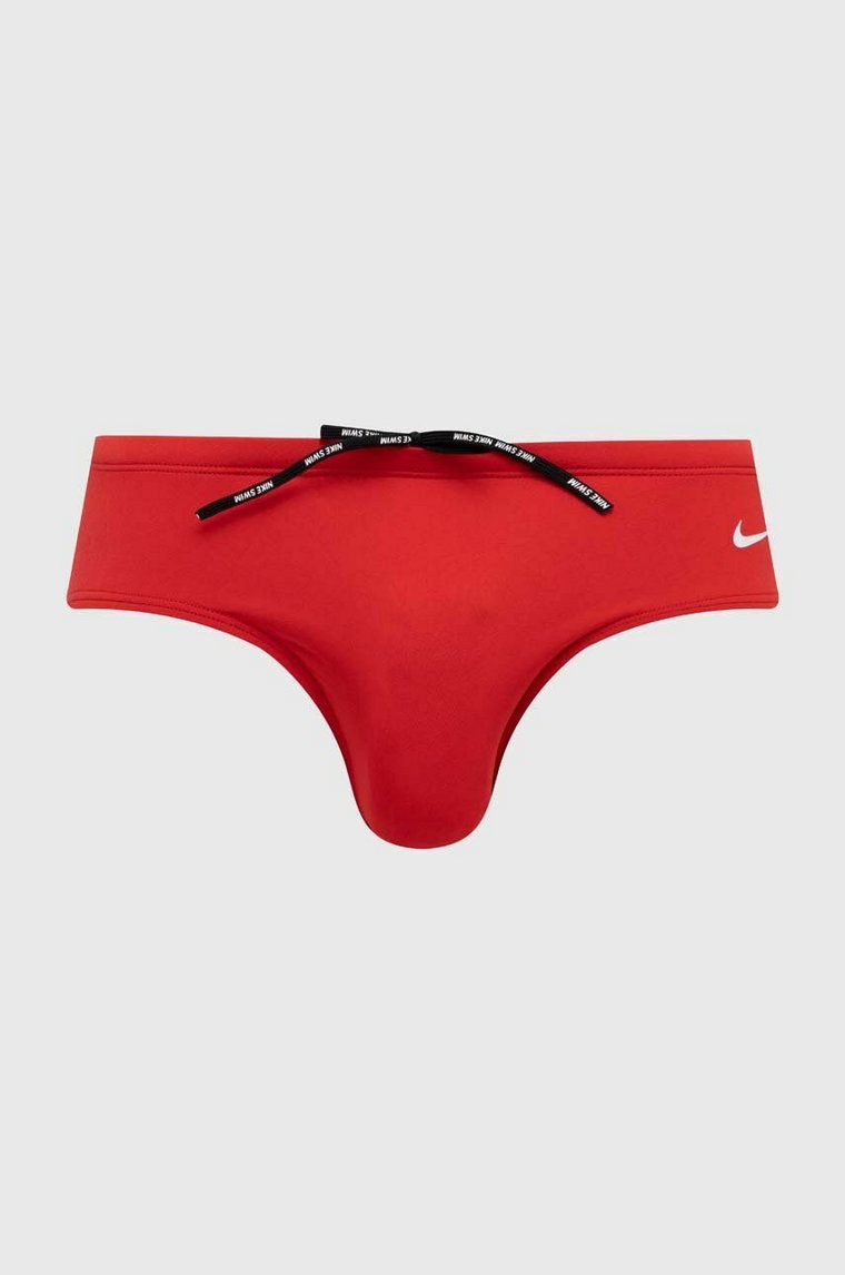 Nike kąpielówki kolor czerwony