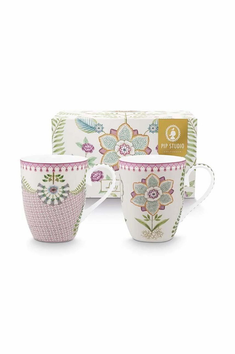 Pip Studio zestaw kubków Lily&Lotus 350 ml 2-pack