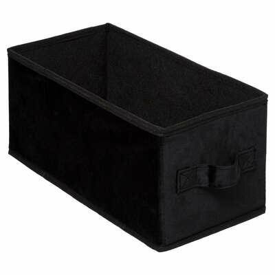 Pudełko do regału 15x31cm Velvet czarne