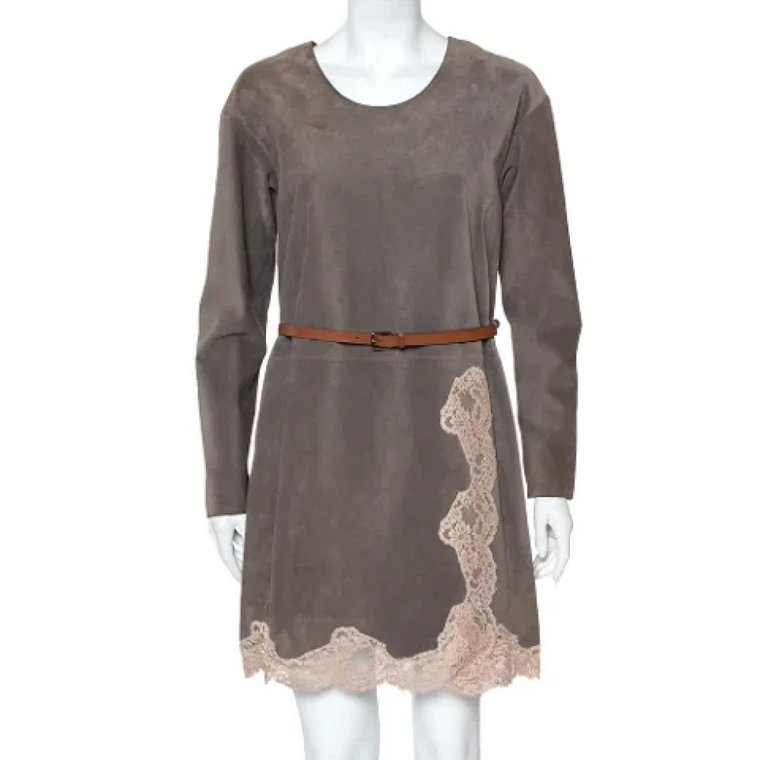 Pre-owned Suede dresses Chloé Pre-owned