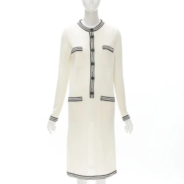 Pre-owned Silk dresses Chanel Vintage