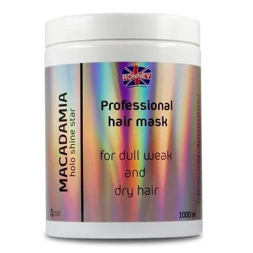 Ronney Macadamia Holo Shine Star Professional Hair Mask maska do włosów suchych 1000ml