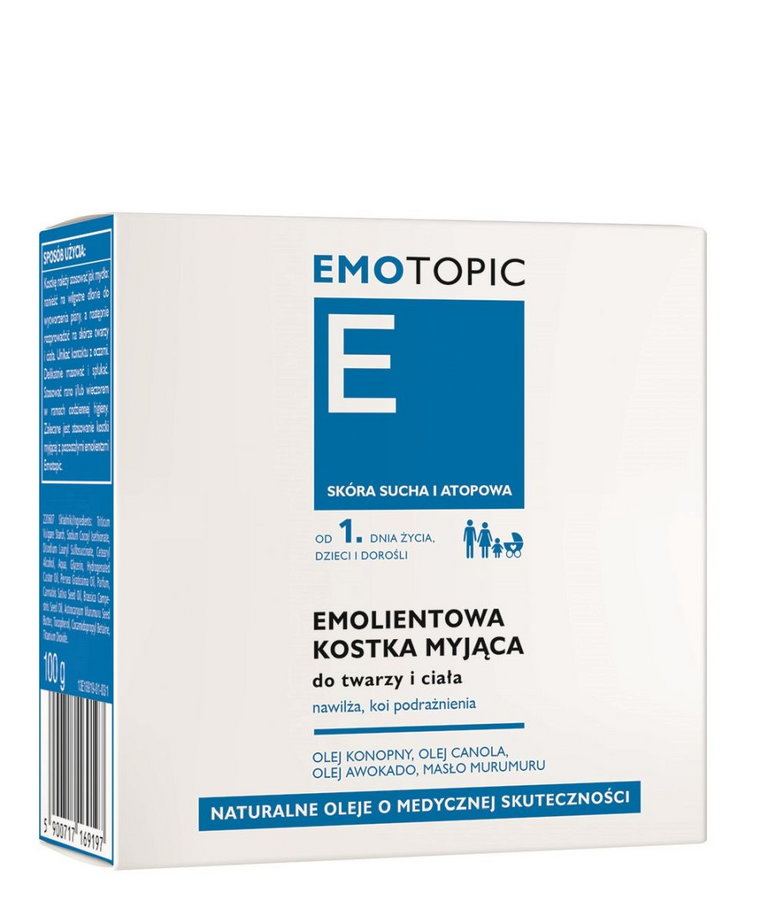 Emotopic Emolientowa kostka myjąca