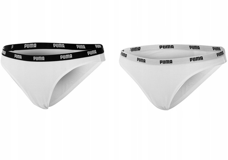 Puma Majtki Damskie Bikini 2P Hang White r. Xs