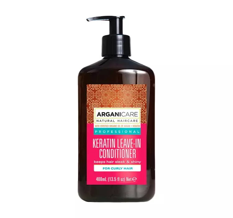 ARGANICARE KERATIN ODŻYWKA BEZ SPŁUKIWANIA DO WŁOSÓW KRĘCONYCH 400ML