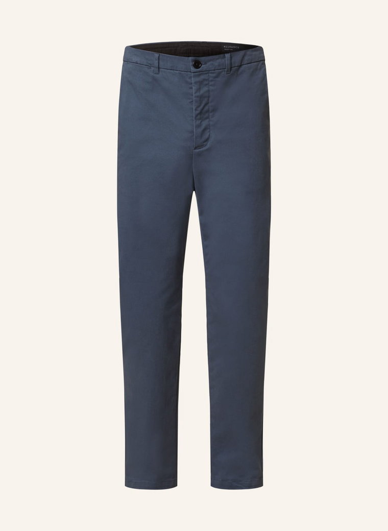 Allsaints Chinosy Walde Extra Slim Fit blau