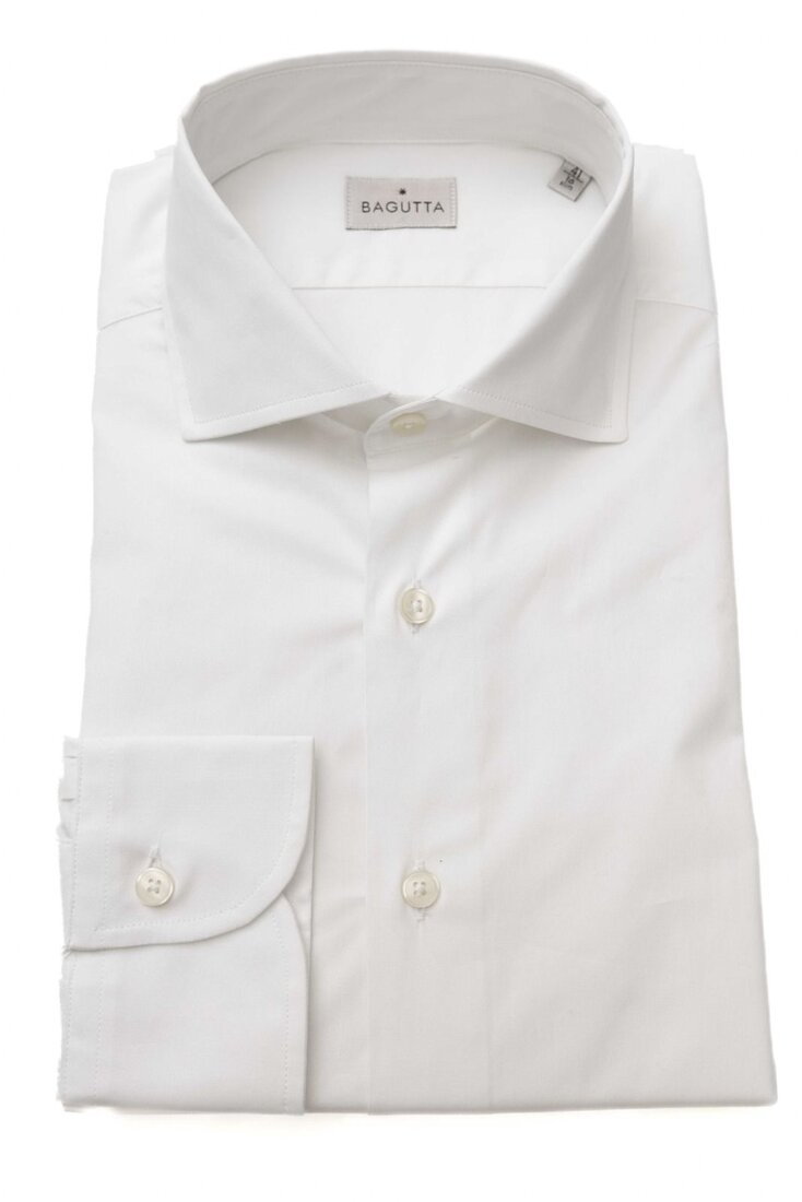 Koszula marki Bagutta model 12745UN WALTER kolor Biały. Odzież męska. Sezon: