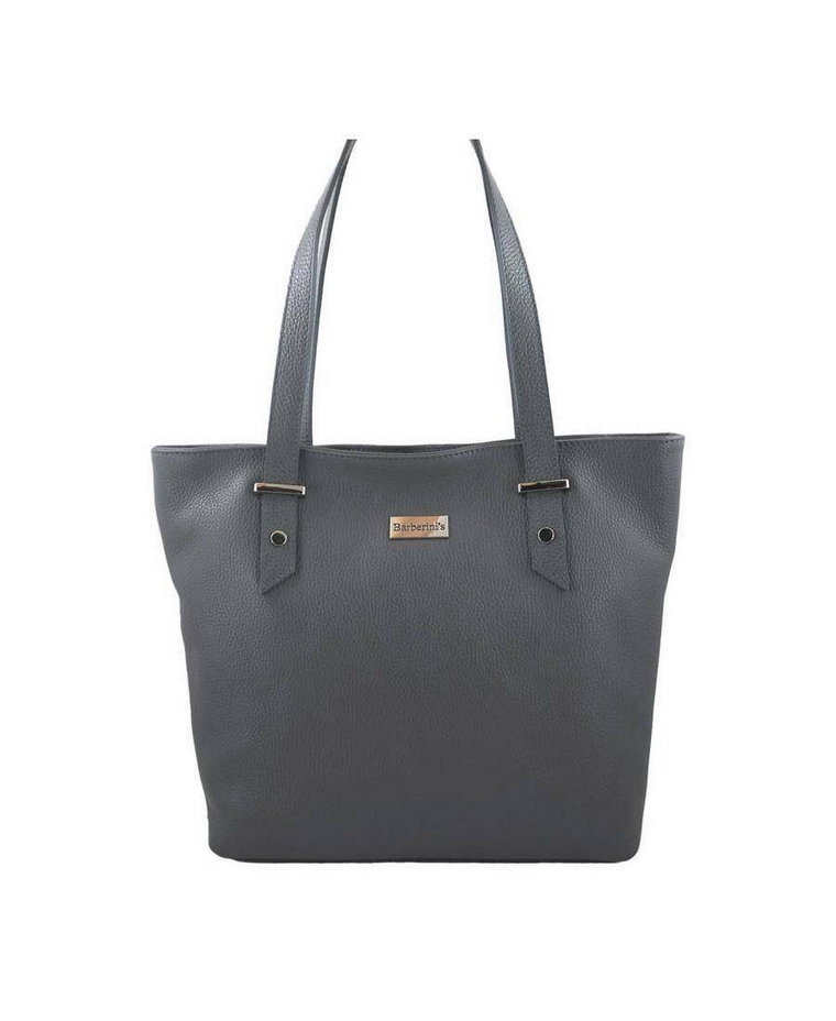 Shopper bag - duże torebki miejskie - Szare ciemne