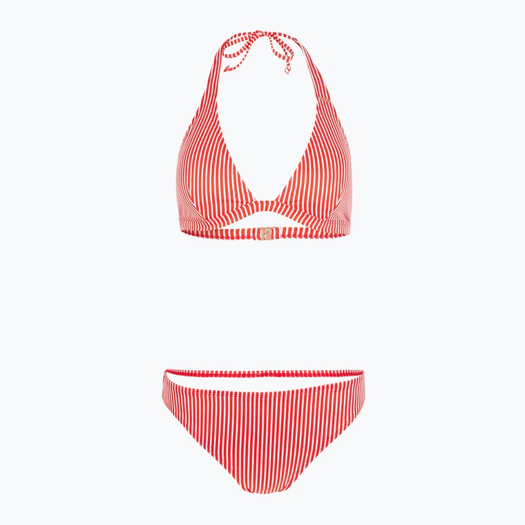 Strój kąpielowy dwuczęściowy damski O'Neill Marga Cruz Bikini red simple stripe