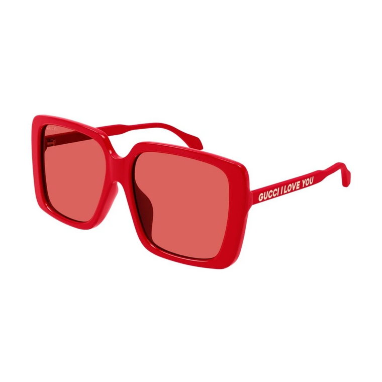 Oversize'owe okulary przeciwsłoneczne w stylu ulicznym Gucci