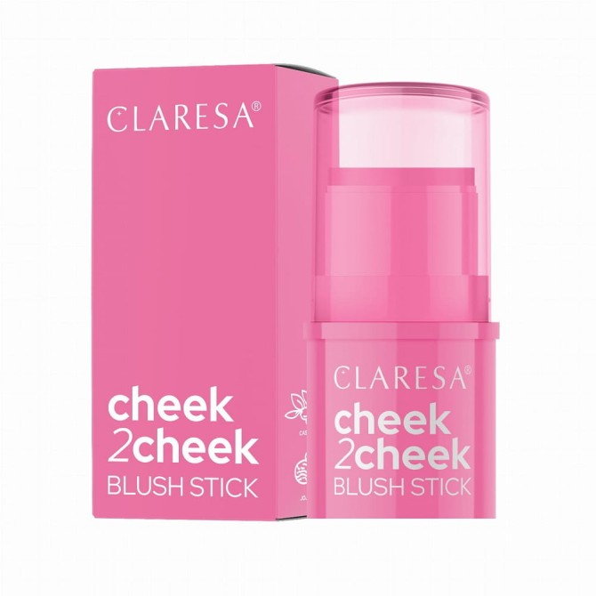 Claresa Cheek 2 Cheek róż w sztyfcie 01 Candy Pink 6g
