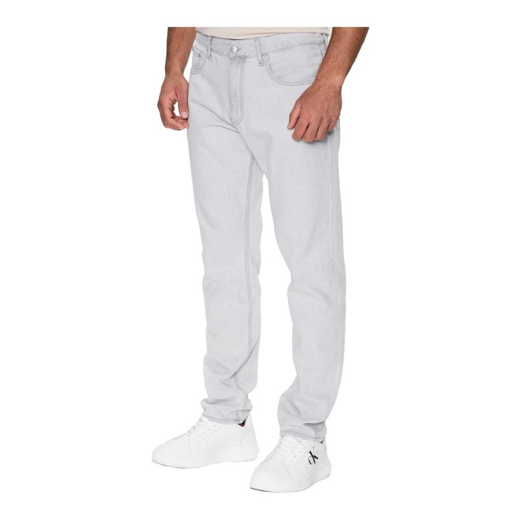 Szare Spodnie Tapered Calvin Klein