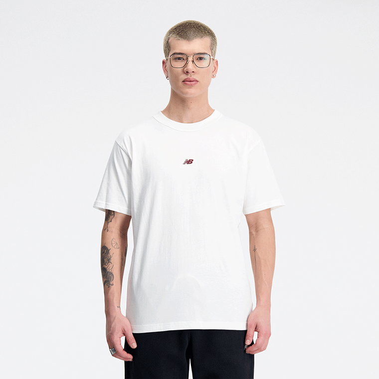Koszulka męska New Balance MT31504SST  biała